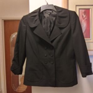 ANNE KLEIN CLASSIC BLACK SUIT JACKET